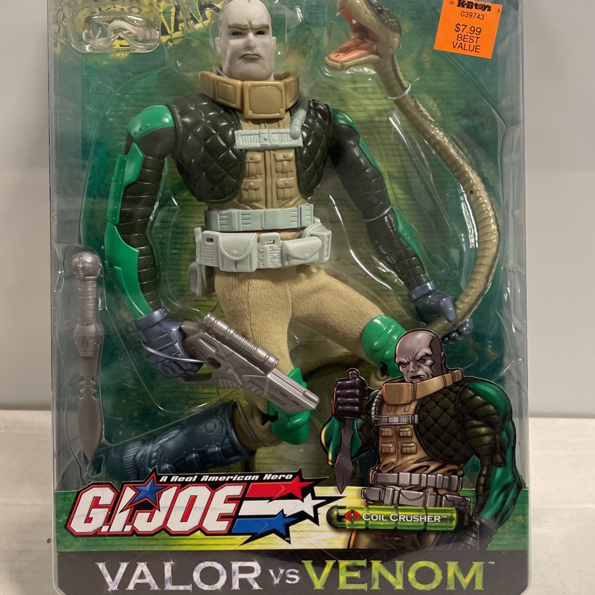 G I Joe/ Coil Crusher/ Valor Vs Venom/12inch