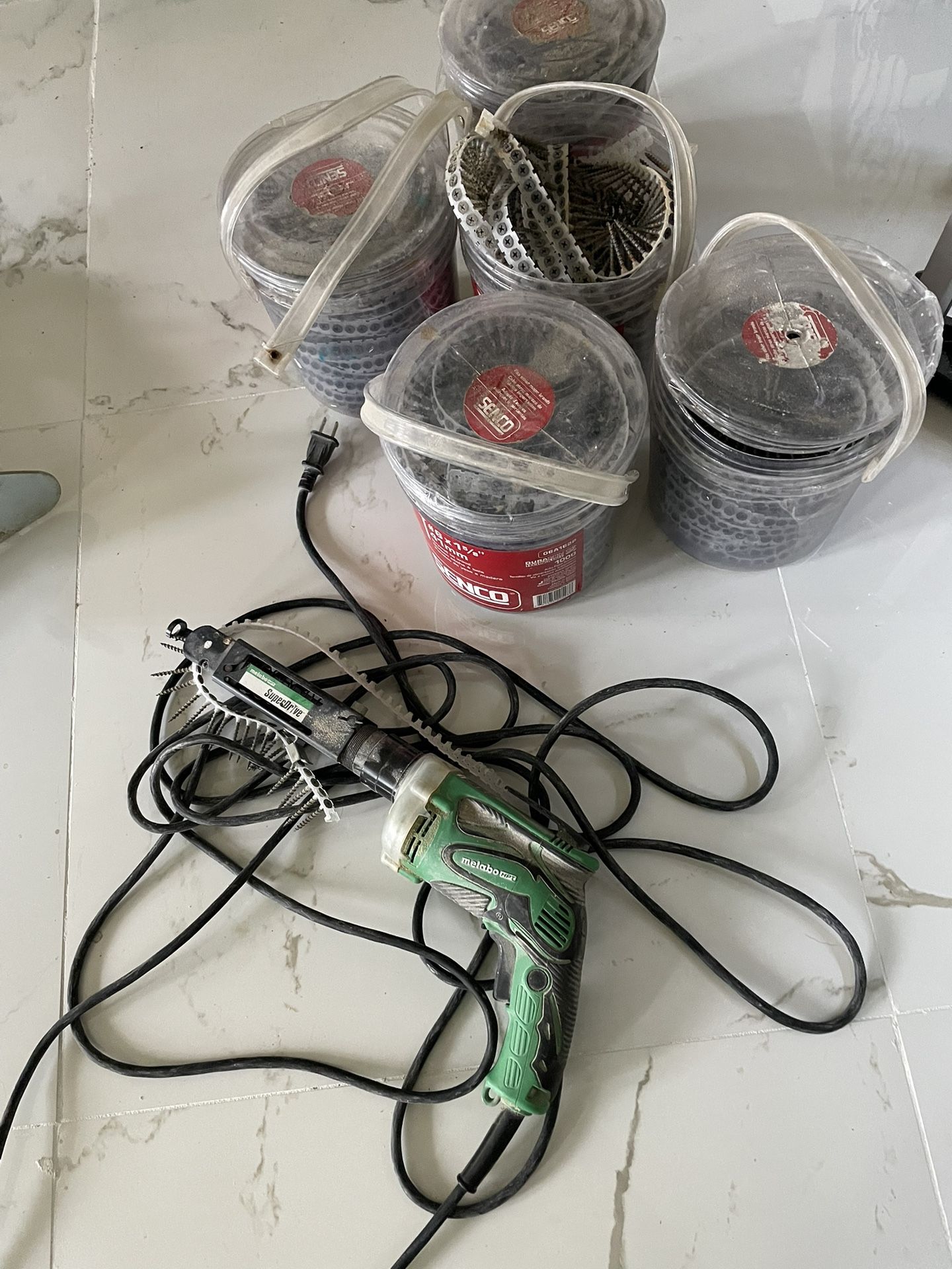 Sheetrock Screw Gun And Screws