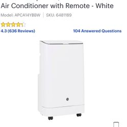 GE Portable AC Unit