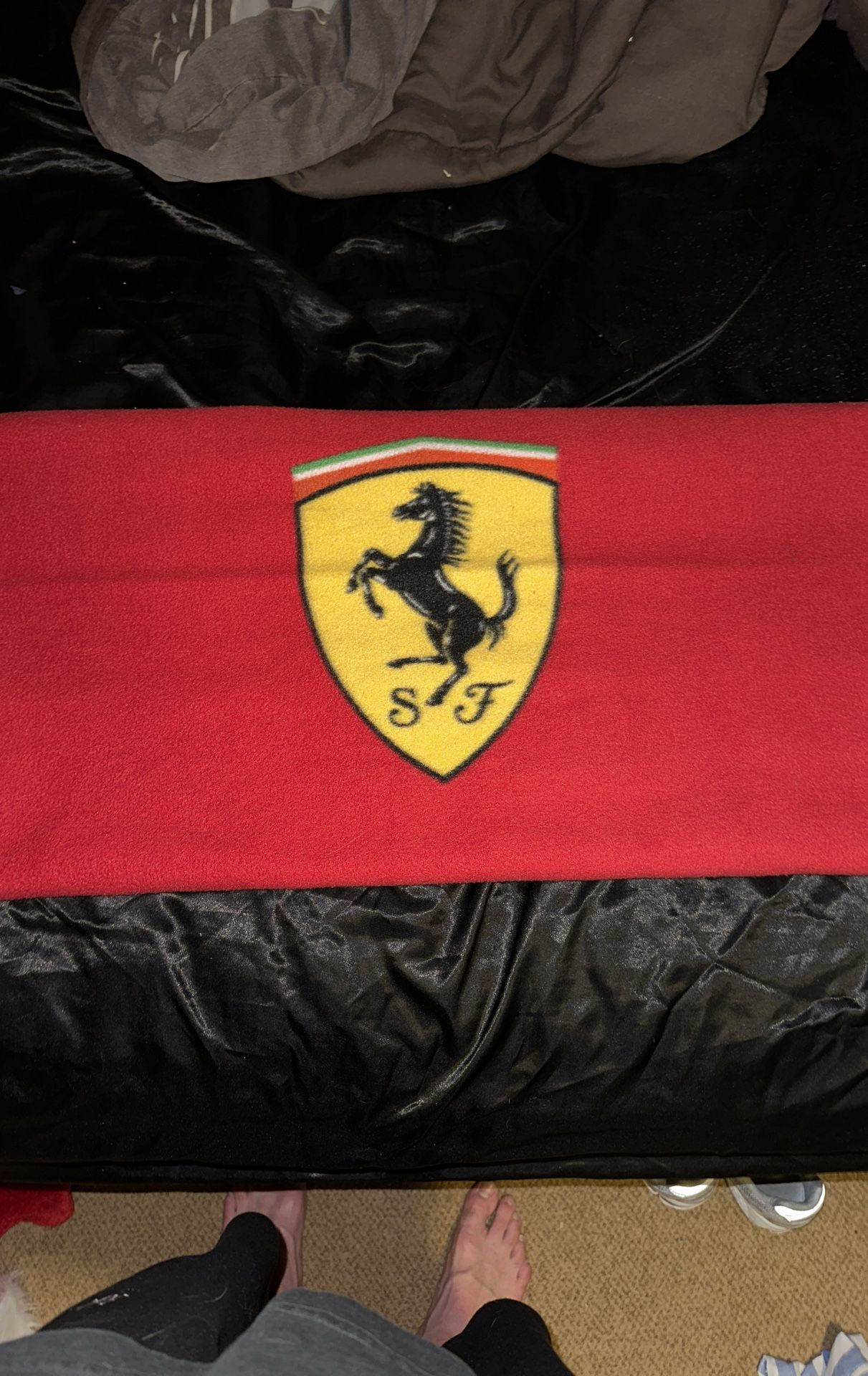 4ftx4ft Ferrari Fleece Blanket