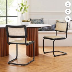 Loft Lyfe Annalyse Dining Chair (Set of 2), Black
