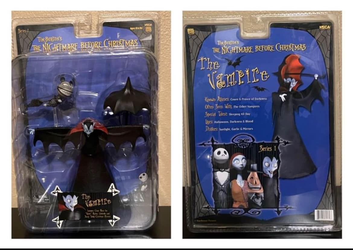 DISNEY NECA The Nightmare Before Christmas SERIES 1 The Vampire Figure (NIB)