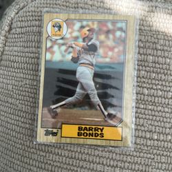 Barry Bonds Error Card 