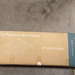 New In Box King Bed frame