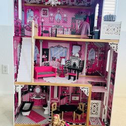 KidKraft Dollhouse & Barbie Bundle