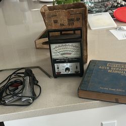 Vintage Auto Mechanic Tools & Books