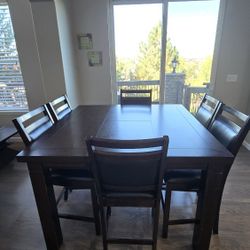 Beautiful Dining Table With Six Chairs