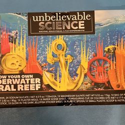 Unbelievable, science experiments, underwater coral reef new in box