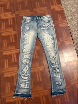 Stacked waimea jeans