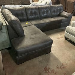 Gray L Shape Sectional NOW$575! WE DELIVER AND FINANCE 
