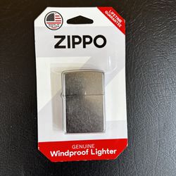 ZIPPO Genuine Windproof Lighter 207 BP Reg Street Chrome NEW  MADE IN USA