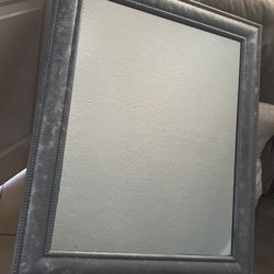 Gray Mirror With Glitter