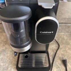Cuisinart Single Serve Coffee Maker + Coffee Grinder, 48-Ounce Removable Reservoir, Black, DGB-2