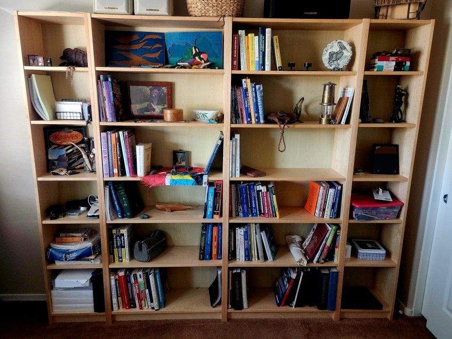 Ikea Birch Bookshelves (7)