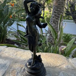 Aphrodite Art Nouveau Resin Cast Sculpture Figure 