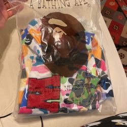 Multicolor Bape full zip 