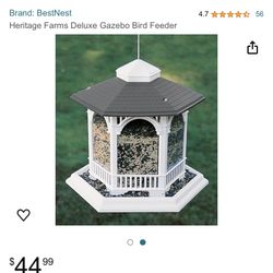 Gazebo Bird Feeder, $5 (paid $45)