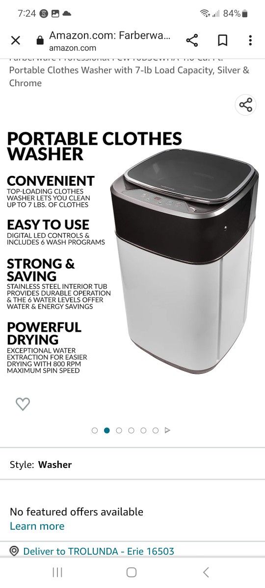 Washer And Dryer Great Buy !!!!!! for Sale in Erie, PA OfferUp