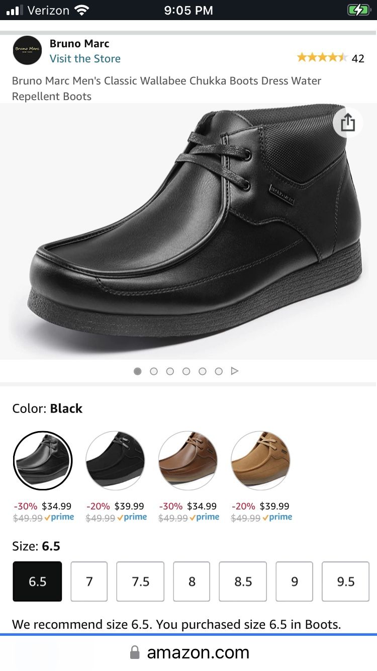 Bruno Marc Men’s Wallabee Chukka Boots