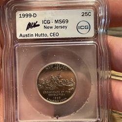 1999-D New Jersey 25¢ MS-69