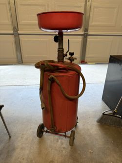 Oil Drain Container Tank