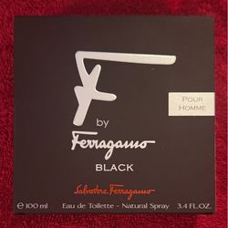 F Ferragamo BLACK Pour Homme Men Cologne 3.4 / 3.3 oz edt New in Box
