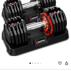 Brand New keppi Adjustable Dumbbell Set 