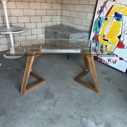 ✨ Modern Mesa Comedor Glass Extension Dining Table ✨ ($10 Delivery)