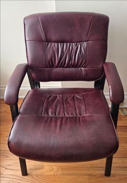 Burgundy chair