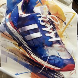 Soccer themed wall art. 