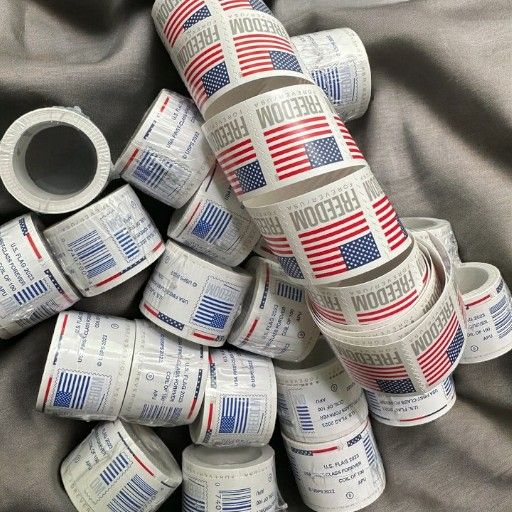 25 Rolls šŗš² US Flag 2024 USPS ForeverĀ® Postage Stamps