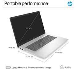 HP 17.3” Laptop – Ryzen 5