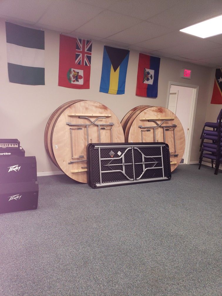 Stove, Round Tables, Executive Desk, Etc.
