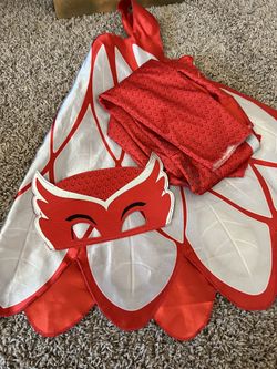 pj mask halloween costume fits 4-6 year old. 
