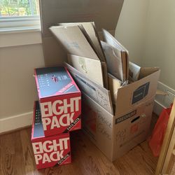 Free - Moving Boxes (including TV box) 