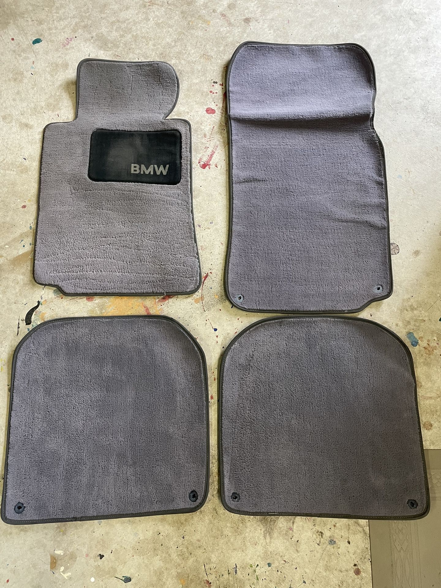 BMW E38 NLA OEM Grey Floor Mats