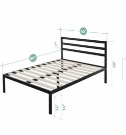 Full or queen bed frame new in box, we deliver.