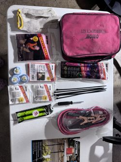 Orion Emergency Roadside Kit – Flares, First Aid, Jumper Cables, Safety Gear