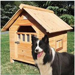 Cat houses Wooden Dog House Outdoor & Indoor - Dog Cage Dog Kennel for Winter Weatherproof Breathable Dog Crate Easy Assemble(XX-Large) 