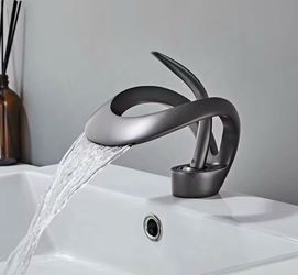 Designer Waterfall Bathroom Basin Faucet