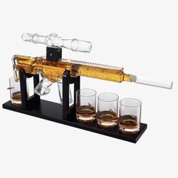 AR-15 Whiskey decanter Set 