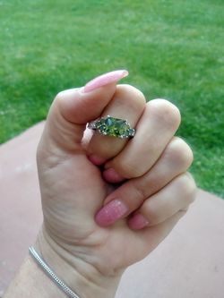 Brand new size 9 genuine stamped 925 sterling silver ring