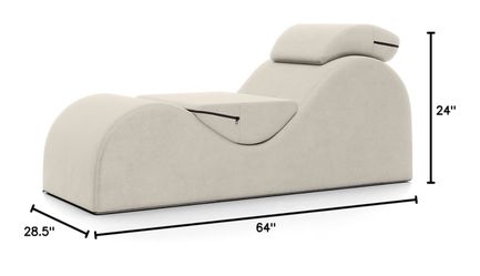 Moving Sale — Avana Luvu Lounger — Yoga/Exercise Chaise, Beige