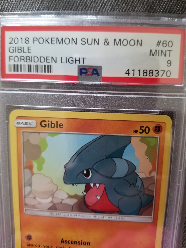 2018 Mint Pokemon Sun&Moon Gible Card