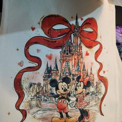 Valentines Day Tote Mickey Minnie