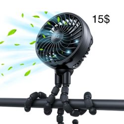 Portable Handheld Fan USB Rechargeable Battery Operated