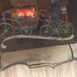 Vintage All Metal Bicycle Display 