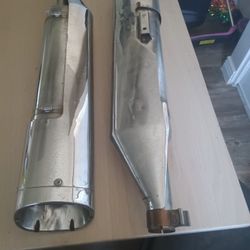 Harley Davidson Vance and Hines Slip Ons