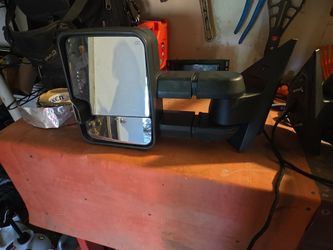 Truck Towing Side Mirror Black