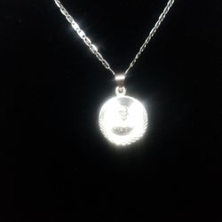 925 S Silver  Chain and Charm 